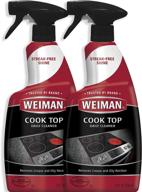 🧽 weiman cooktop cleaner for daily use (2 pack) - streak free, residue free, non-abrasive formula - 22 ounce logo