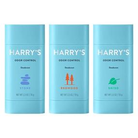 img 4 attached to 🌿 Harry's Men's Deodorant - Aluminum-Free Odor Control Variety Pack with Stone, Shiso, and Redwood Scents