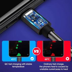 img 1 attached to 💪 Премиум кабель USB Type C от CyvenSmart: Быстрая зарядка, дополнительно длинная, надежная (2 шт. по 1 футу, цвет SpaceGrey)