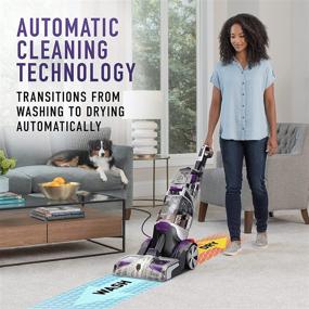 img 3 attached to 🆒 Advanced Hoover SmartWash Automatic Carpet Cleaner: Spot Chaser Stain Remover Wand, Ideal Shampooer Machine for Pets - FH53000PC Purple