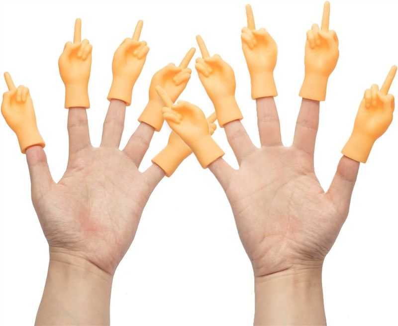 yolococa pieces finger puppet party,gesture 로고