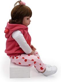 img 1 attached to 👶 Kaydora Weighted Lifelike Handmade Silicone: Unparalleled Realism and Authenticity