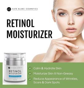 img 3 attached to 🌟 Kate Blanc Retinol Cream Moisturizer: Anti-Aging Solution for Face, Eye Area & Oily Skin - 2.5% Active Retinol, Hyaluronic Acid, Vitamin E, B5 - Reduce Fine Lines, Wrinkles, Dark, Sun Spots - 1.7oz