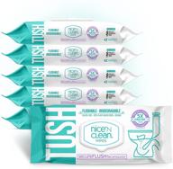 🧻 nice ’n clean secureflush flushable wipes: 100% biodegradable moist toilet tissue with aloe & vitamin e - 252 wipes (6 x 42-count soft-packs) logo