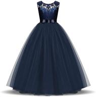 🌸 vintage glitter flower dresses for girls - pageant clothing and dresses logo