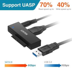 img 2 attached to 💻 Unitek SATA to USB 3.0 Converter: Universal 2.5/3.5 SATA HDD/SSD Adapter with Power Adapter