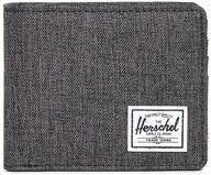 herschel coin black crosshatch raven women's handbags & wallets for wallets logo