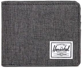 img 4 attached to Herschel Coin Black Crosshatch Raven Women's Handbags & Wallets for Wallets