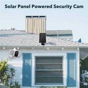 img 2 attached to Ultimate Outdoor Security: Floodlight Camera with Solar Rechargeable Battery, Wireless, Waterproof, Two Way Audio, Motion Detection | Smart Life