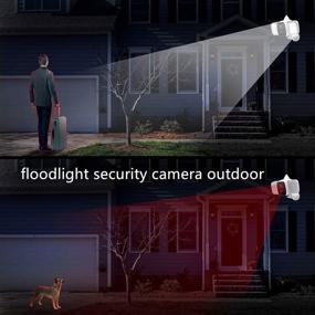 img 1 attached to Ultimate Outdoor Security: Floodlight Camera with Solar Rechargeable Battery, Wireless, Waterproof, Two Way Audio, Motion Detection | Smart Life