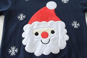 img 1 attached to 🎄 Christmas Sweatshirt Pullover for Boys - Reindeer & Snowflake Theme