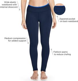 img 1 attached to 🌞 Coolibar Women's Santa Cruz Leggings: Optimal Sun Protection and Style for Women's Clothing