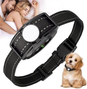 img 4 attached to iTecFreely Bark Collar - Rechargeable Anti Bark Collar for Large Small Medium Dogs - Smart No Bark Control Collar with Electric Shocks - Safe and Humane Auto Bark Correction Collar