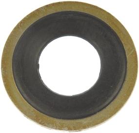 img 1 attached to 🔌 DORMAN 65274 Oil Drain Plug Gasket - Pack of 2, Metal and Rubber Composite Material