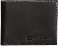 💼 id stronghold leather bifold wallet - enhanced security logo