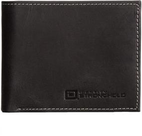 img 4 attached to 💼 ID STRONGHOLD Leather Bifold Wallet - Enhanced Security