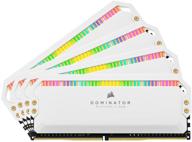 💡 corsair dominator platinum rgb 32гб ddr4 3600 пк-память - белый: высокопроизводительный оперативный запоминающий блок для мастерской мощи пк логотип