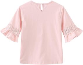 img 3 attached to Discover the Perfect Little Princess Blouses for Your Colorful Childhood - Girls' Clothing and Tops, Tees & Blouses