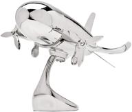 ✈️ silver art airplane shaker on stand by godinger logo