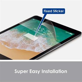 img 2 attached to Экранная защита "Premium ELECOM Pencil-Feel" для iPad Air 4 (10,9 дюйма) и iPad Pro 11'' - предназначена для рисования, сделана в Японии, легкая установка - Плавность 80.