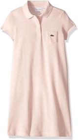 img 1 attached to Lacoste Little Girls Solid Dress: Stylish and Comfortable Girls' Clothing