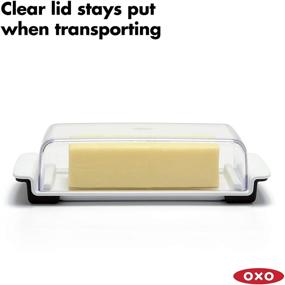 img 2 attached to 🧈 OXO Good Grips Butter Dish: Ultimate Convenience and Easy Handling