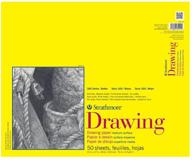 📝 strathmore 300 series drawing pad, medium surface, 14x17 inches, glue bound, 50 sheets logo