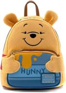 🍯 loungefly disney winnie the pooh hunny tummy double strap women's shoulder bag purse logo