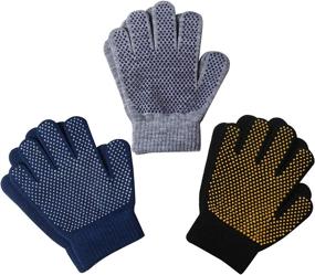 img 4 attached to EvridWear Stretch Assortment Children 6 8Years Boys' Accessories : Cold Weather