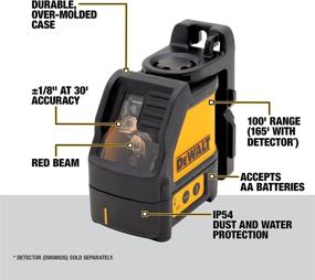img 2 attached to 🔴 DEWALT DW088K: Red Beam Cross Line Self-Leveling Line Laser for Accurate Alignment