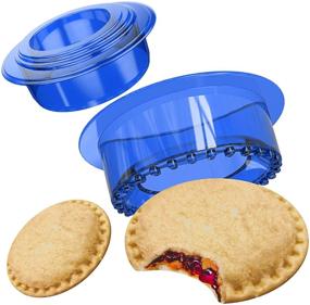 img 4 attached to 🥪 Tribe Glare Sandwich Cutter and Sealer - Biscuit Cutter Decruster Sandwich Maker - Sandwich Mold for Lunchbox and Bento Box - Boys and Girls Kids Lunch - Circular Blue Sandwich Cutters for Kids