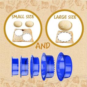 img 3 attached to 🥪 Tribe Glare Sandwich Cutter and Sealer - Biscuit Cutter Decruster Sandwich Maker - Sandwich Mold for Lunchbox and Bento Box - Boys and Girls Kids Lunch - Circular Blue Sandwich Cutters for Kids