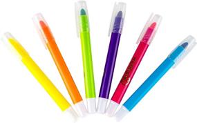 img 3 attached to 🖍️ Modfamily Glide Sticks - Set of 6 Bright Gel Crayons: Washable, Non-Toxic Fun