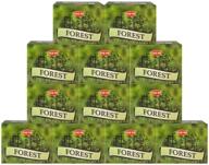 hem forest pack - 12 boxes of incense cones (10 cones each), traditional handrolled india scent, ideal for prayers, meditation, yoga, relaxation, peaceful vibes, positive energy, healing prayers logo