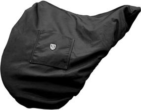 img 1 attached to 🏇 Harrison Howard Premium Waterproof/Breathable Fleece-Lined Saddle Cover in Mars Black: Ultimate Protection for Your Saddle