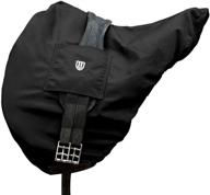 🏇 harrison howard premium waterproof/breathable fleece-lined saddle cover in mars black: ultimate protection for your saddle логотип