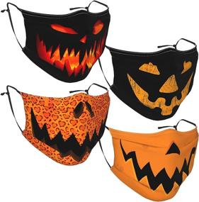 img 3 attached to Halloween Reusable Bandanas Washable Adjustable