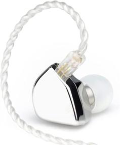 img 4 attached to Hzsound Heart Mirror HiFi In-Ear Monitor Earphone: Enhanced Sound Quality with Carbon Nanotube CNT Dynamic Driver and Noise Canceling Technology (Silver-Mirror, No Mic)