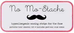 img 4 attached to Shark Tank Featured: No Mo-Stache Portable Bikini Wax Hair Removal Kit (24 Single Strips)