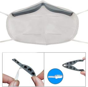 img 3 attached to 👃 20 Pcs Reusable Nose Bridge Pad - Anti-Fog Silicone Nose Pads for Face Inner Support, Washable Nose Frame to Prevent Eyeglass Fogging