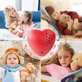 img 2 attached to 🐻 EKSEN Голосовой записывающий модуль для мягких игрушек, 2 шт - 30 секундный модуль записи звука с кнопкой. Личное голосовое сообщение для игрушек, легко записывать. (сердце-записывающий, красный - 2 шт) - Улучшенный SEO: Улучшенный Голосовой записывающий модуль EKSEN для мягких игрушек, 2 шт - 30 секундный модуль записи звука с кнопкой. Персонализируемые голосовые сообщения для игрушек, простая запись. (сердце-записывающий, красный - 2 шт)