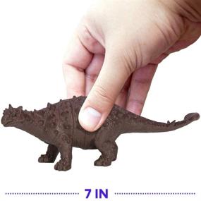 img 1 attached to 🦖 Kimicare Dino Educational Stegosaurus Triceratops Monoclonius