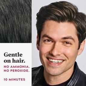 img 1 attached to 🏻 Just For Men Easy Comb-In Color (Autostop), Dark Brown - A-45 | Gray Hair Coloring for Men