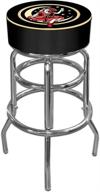 🌙 stylish and comfortable miller high life 'girl in the moon' padded swivel bar stool: elevate your home bar experience! logo