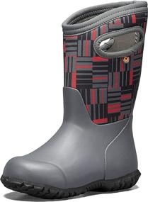 img 4 attached to BOGS Unisex-Child York Boys and Girls Waterproof Winter Rain Boot: Insulated Rubber & Neoprene