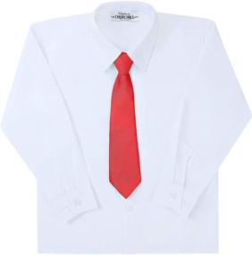 img 3 attached to Ties Boys Necktie Pre Tied Uniforms