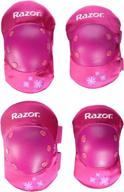 🛴 child elbow and knee pad set by razor logo