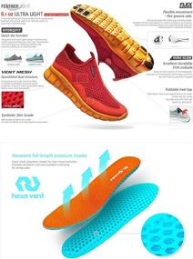 img 1 attached to TSLA Running Walking Sneakers Performance Men's Shoes for Loafers & Slip-Ons