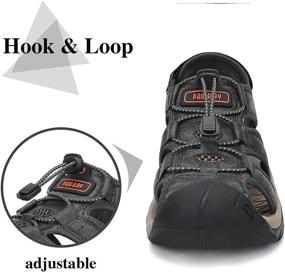 img 3 attached to Stay Active and Comfortable in PAMRAY Sandals: Breathable Fisherman Style for Men