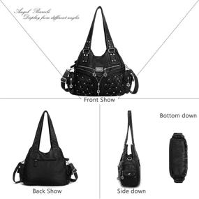 img 2 attached to 👜 Stylish Angel Barcelo Fashion Shoulder Handbags for Women - Handbags & Wallets for Totes